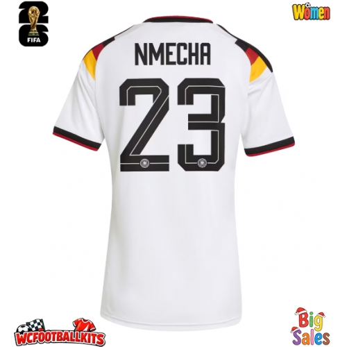 Germany Felix Nmecha #23 Replica Home Stadium Shirt for Women World Cup 2026 Short Sleeve